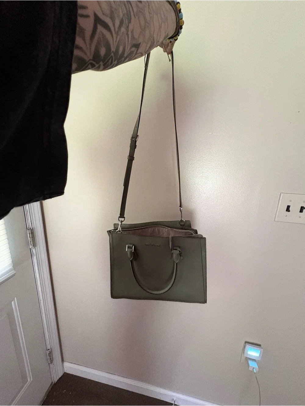 Michael Kors structured satchel